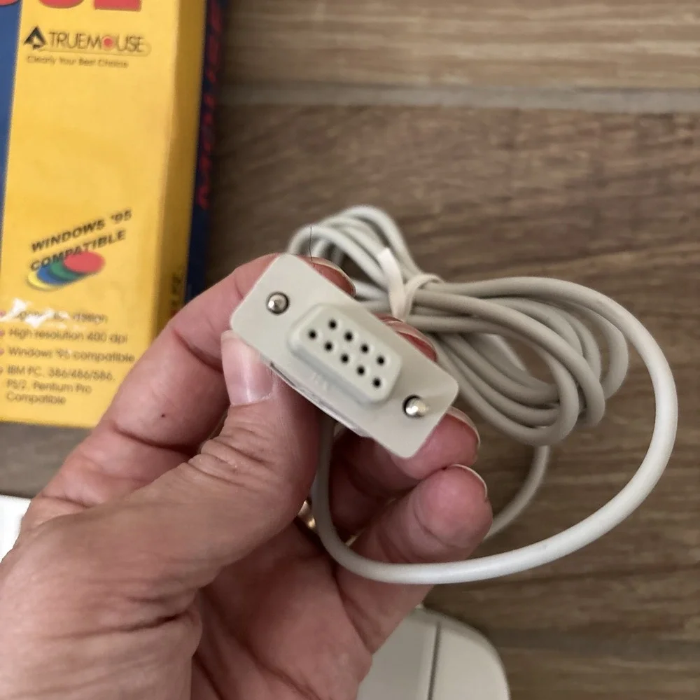 Vintage Truemouse Computer 3-Key Serial 1990's COMPUSA Era